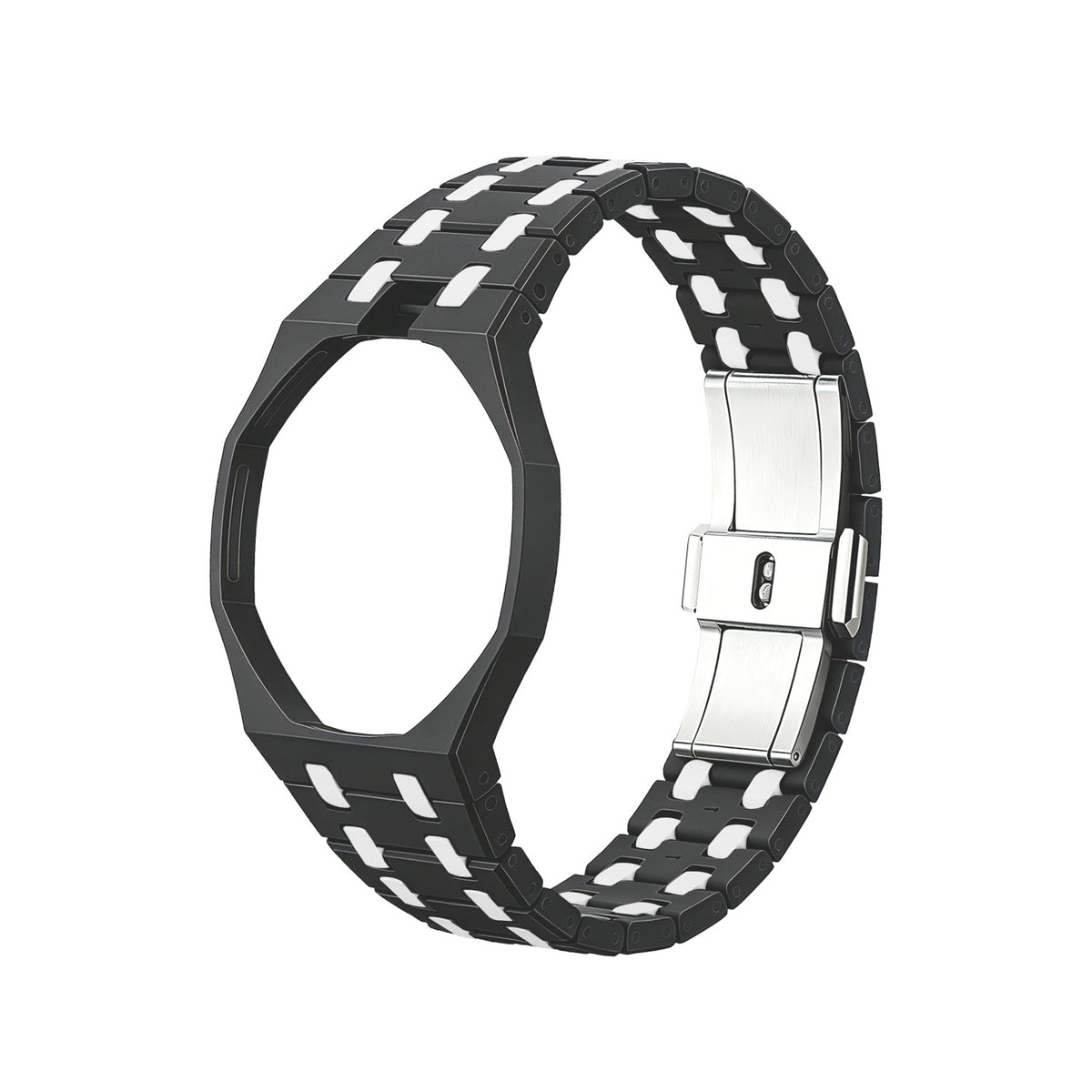Oak Pop Exclusive Black And White Bioceramic Strap
