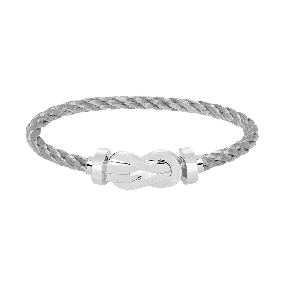 [Everoly JW]CHANCE LARGE 8 FIGURE BUCKLE NO DIAMOND BRACELET SILVER