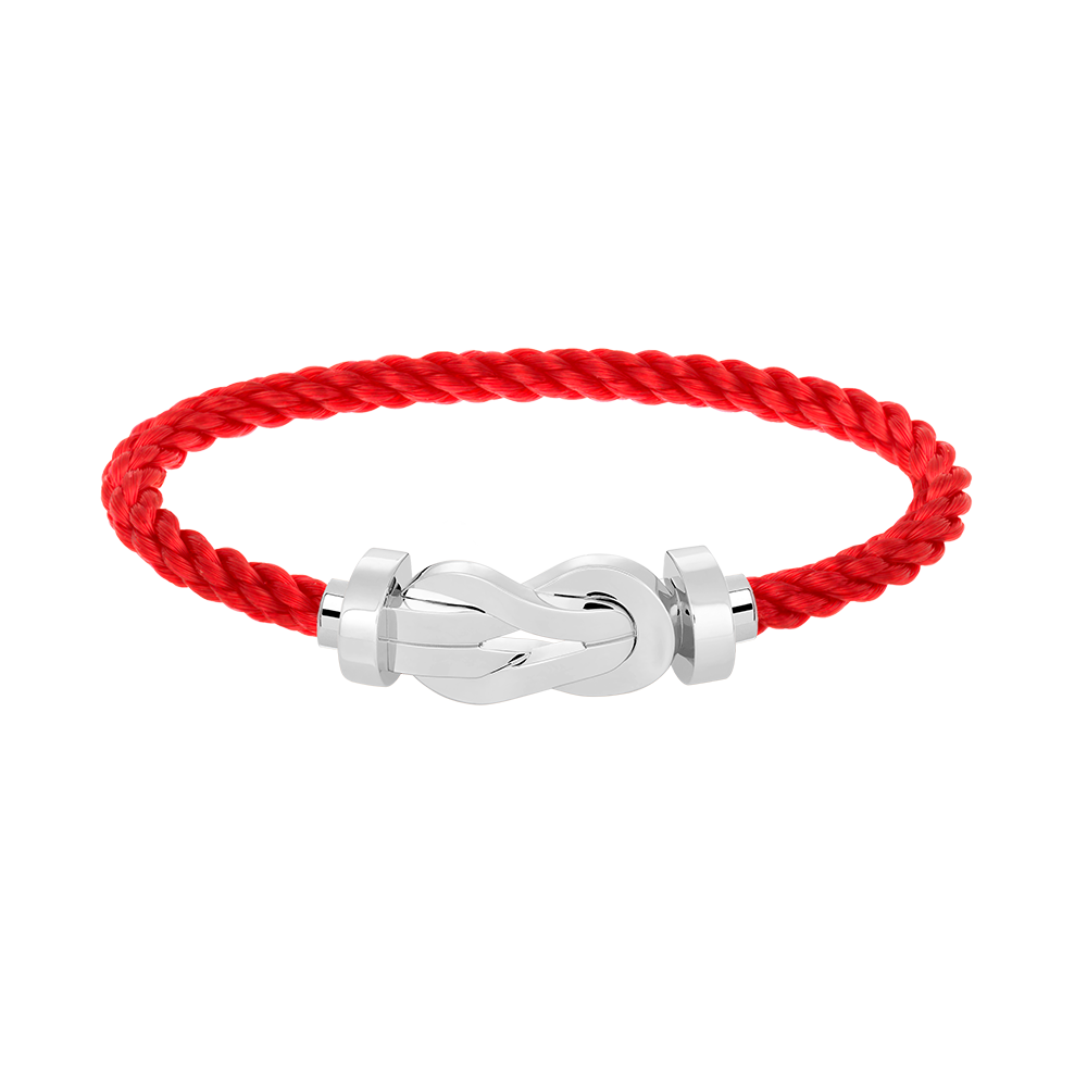 [Everoly JW]CHANCE LARGE 8 FIGURE BUCKLE NO DIAMOND BRACELET SILVER