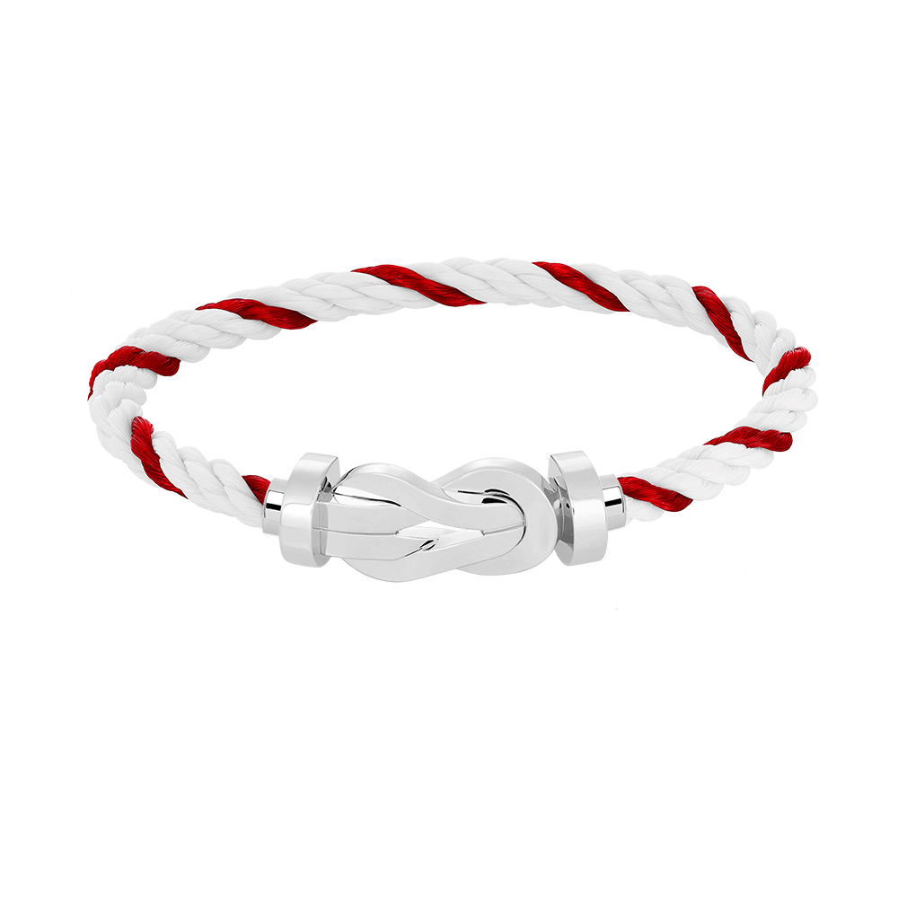 [Everoly JW]CHANCE LARGE 8 FIGURE BUCKLE NO DIAMOND BRACELET SILVER