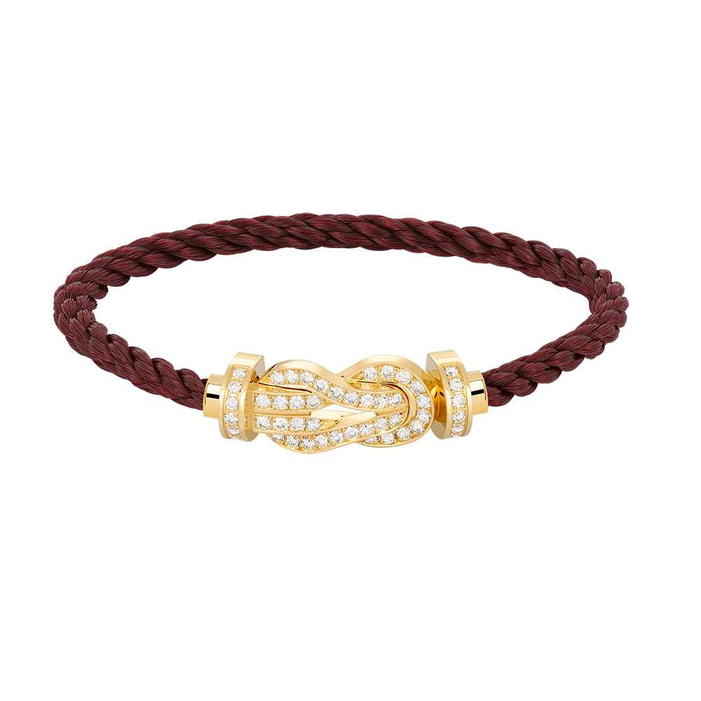 [Everoly JW]CHANCE LARGE 8 FIGURE BUCKLE FULLDIAMOND BRACELET GOLD