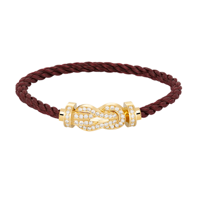 [Everoly JW]CHANCE LARGE 8 FIGURE BUCKLE FULLDIAMOND BRACELET GOLD