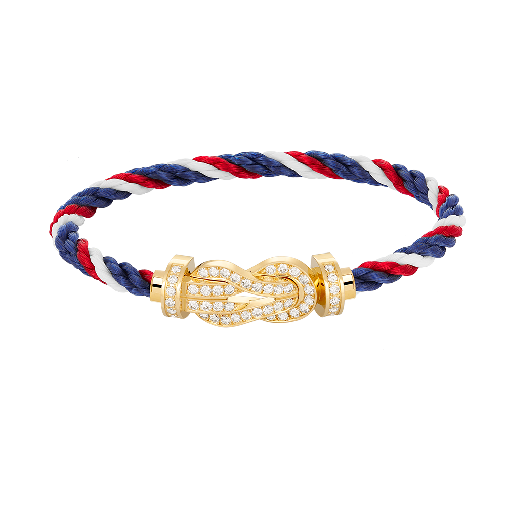 [Everoly JW]CHANCE LARGE 8 FIGURE BUCKLE FULLDIAMOND BRACELET GOLD