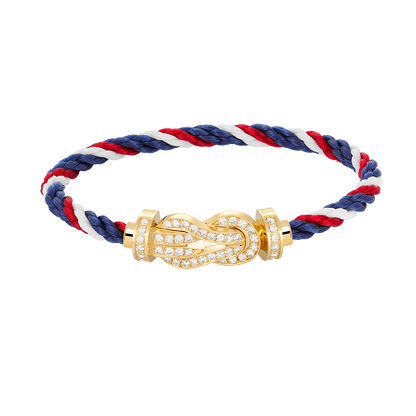 [Everoly JW]CHANCE LARGE 8 FIGURE BUCKLE FULLDIAMOND BRACELET GOLD