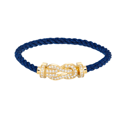 [Everoly JW]CHANCE LARGE 8 FIGURE BUCKLE FULLDIAMOND BRACELET GOLD