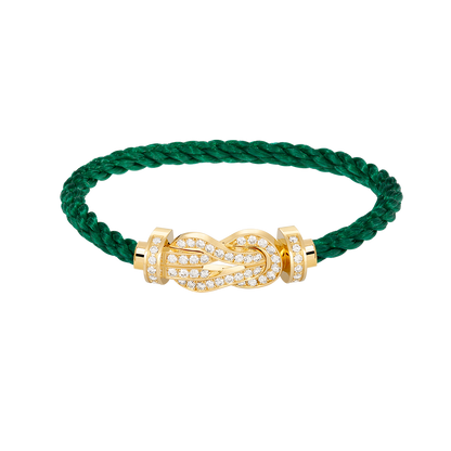 [Everoly JW]CHANCE LARGE 8 FIGURE BUCKLE FULLDIAMOND BRACELET GOLD
