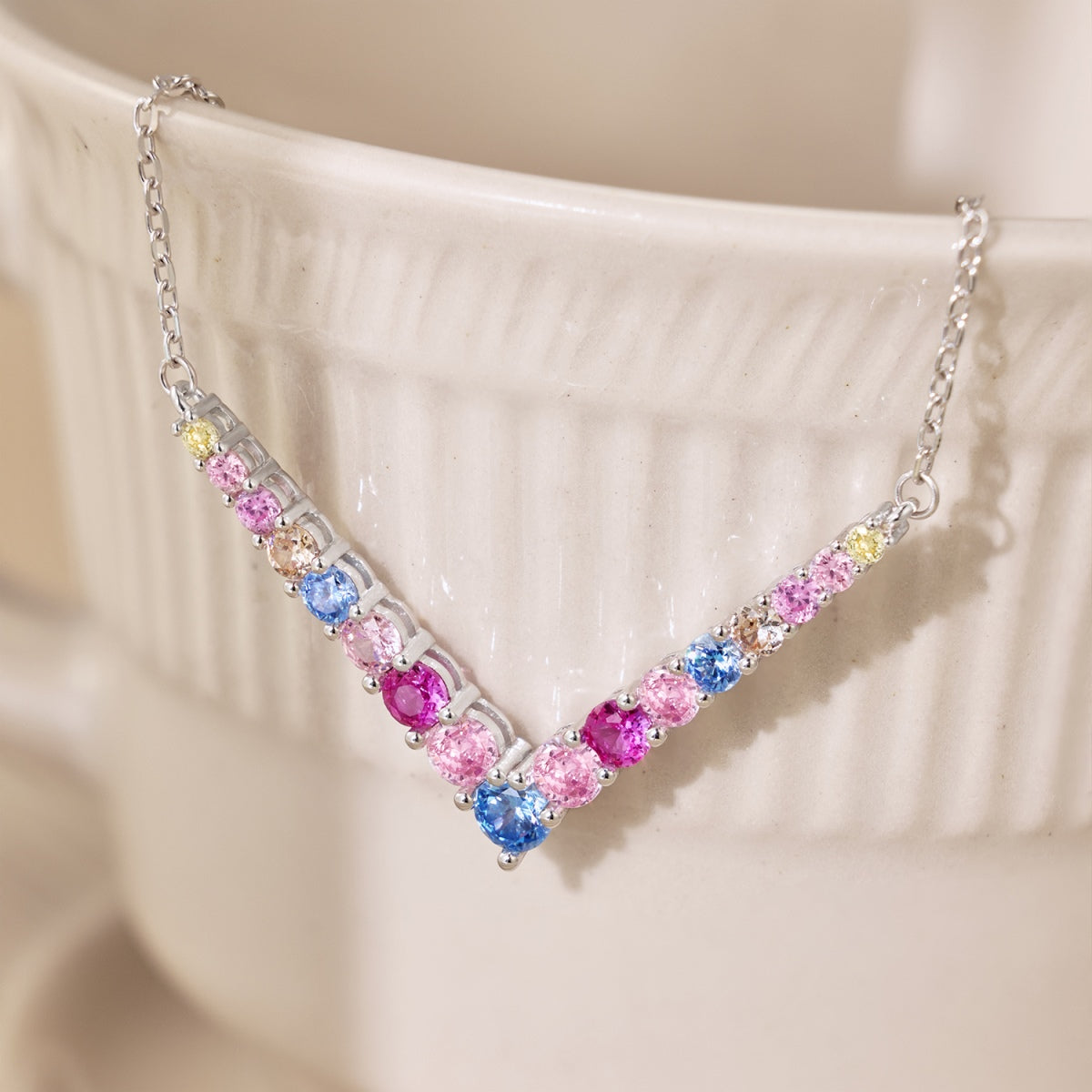 [Everoly JW]Ornate Round Cut Necklace