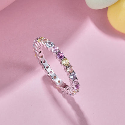 [Everoly JW]Dazzling Resplendent Round Cut Party Ring
