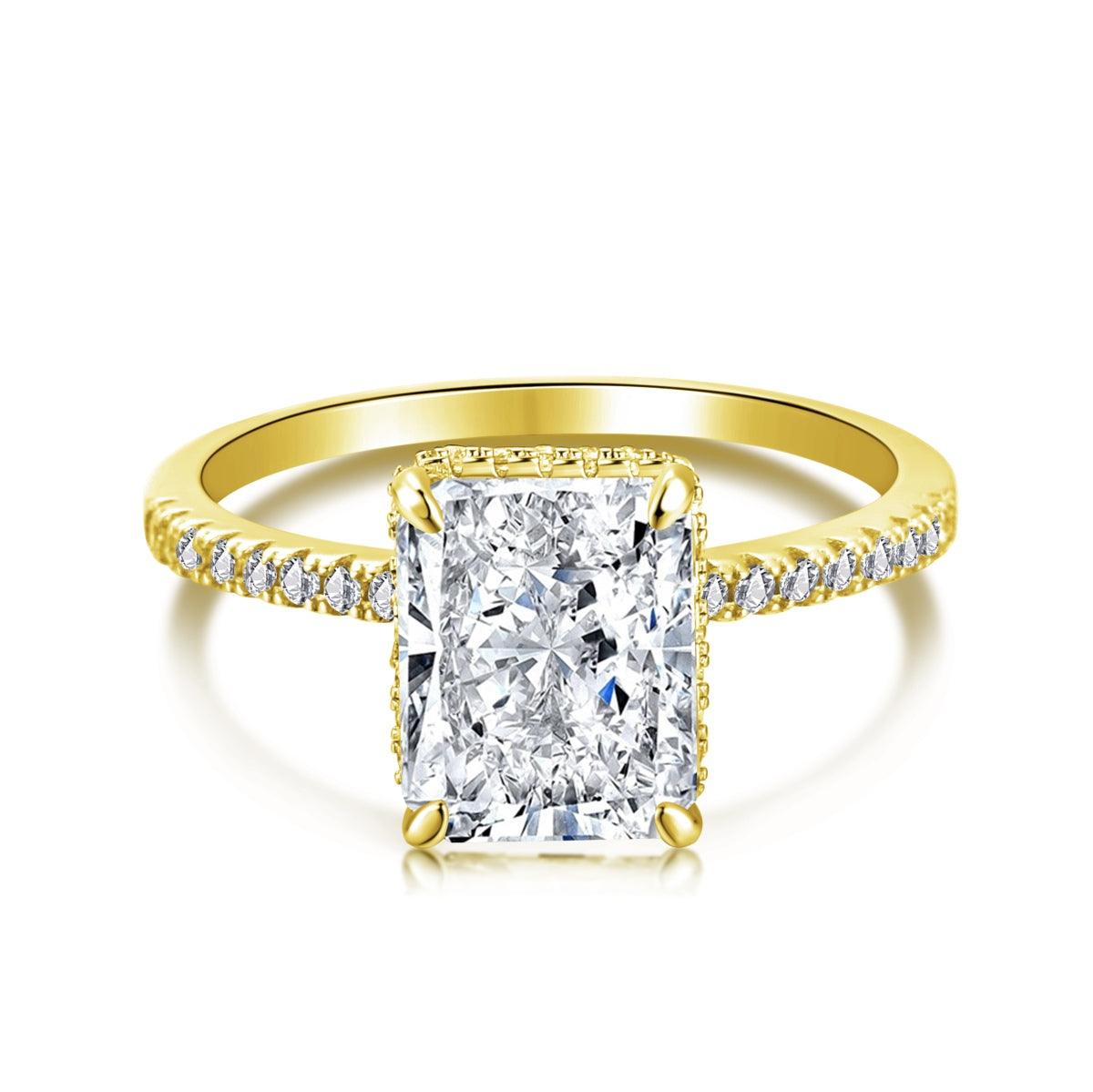 [Everoly JW]4.0 Carat Luxurious Engagement Ring