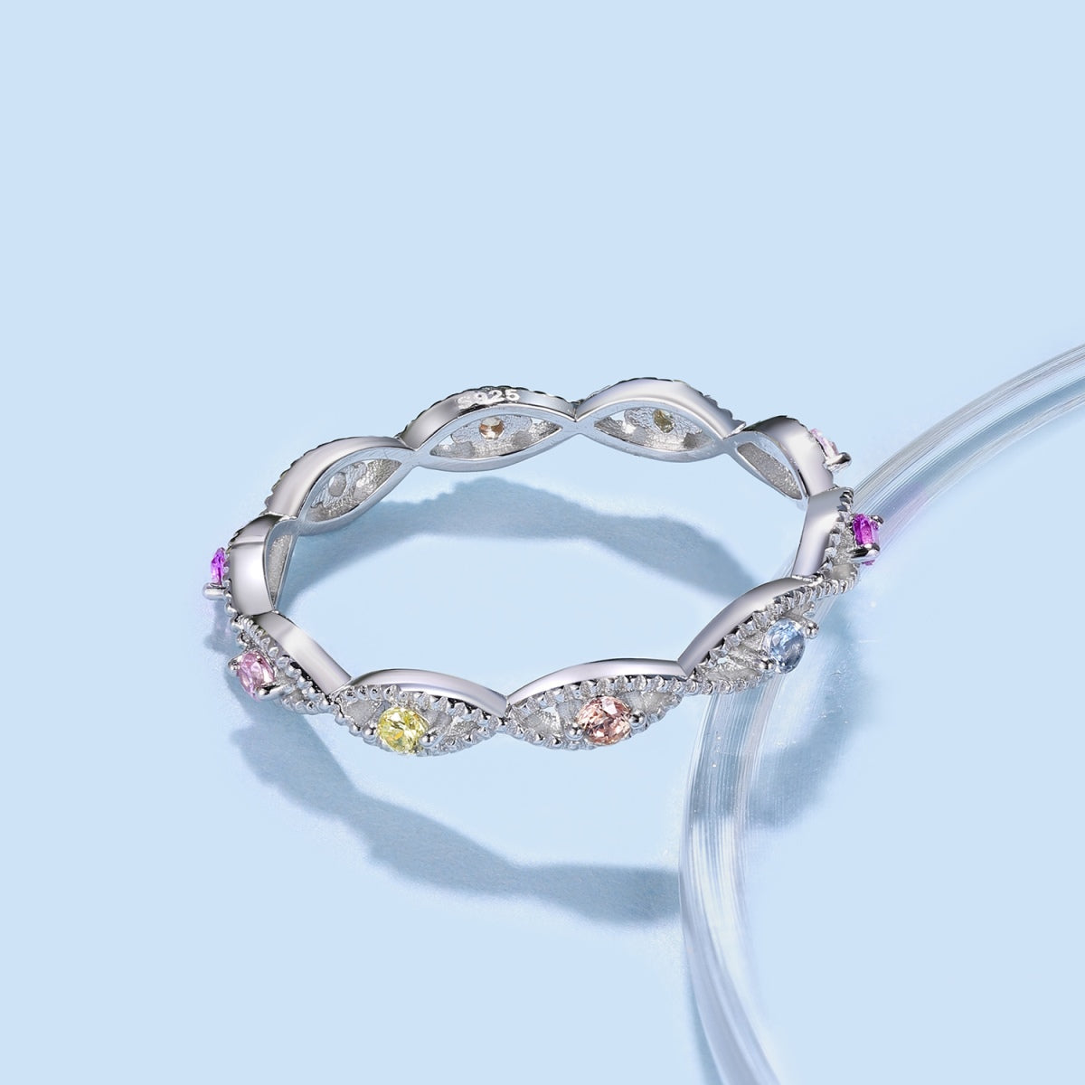 [Everoly JW]Elegant Energetic Round Cut Daily Ring