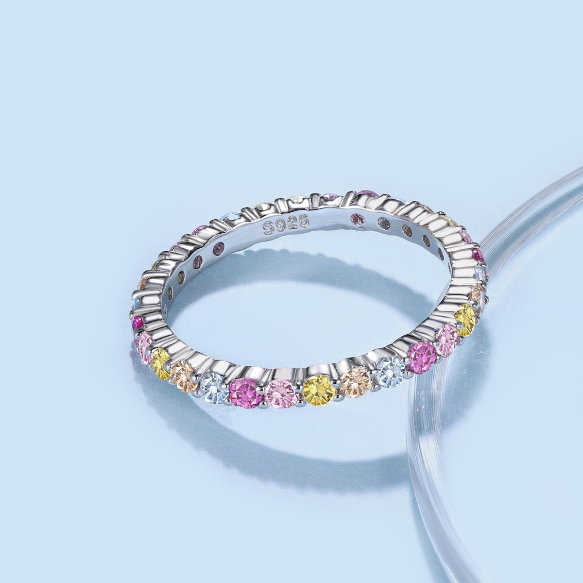 [Everoly JW]Elegant Vivid Round Cut Daily Ring
