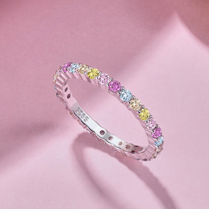 [Everoly JW]Elegant Vivid Round Cut Daily Ring