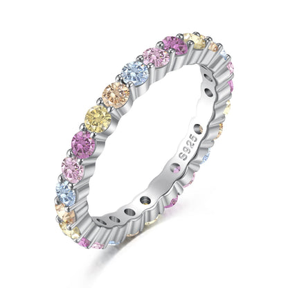 [Everoly JW]Elegant Vivid Round Cut Daily Ring