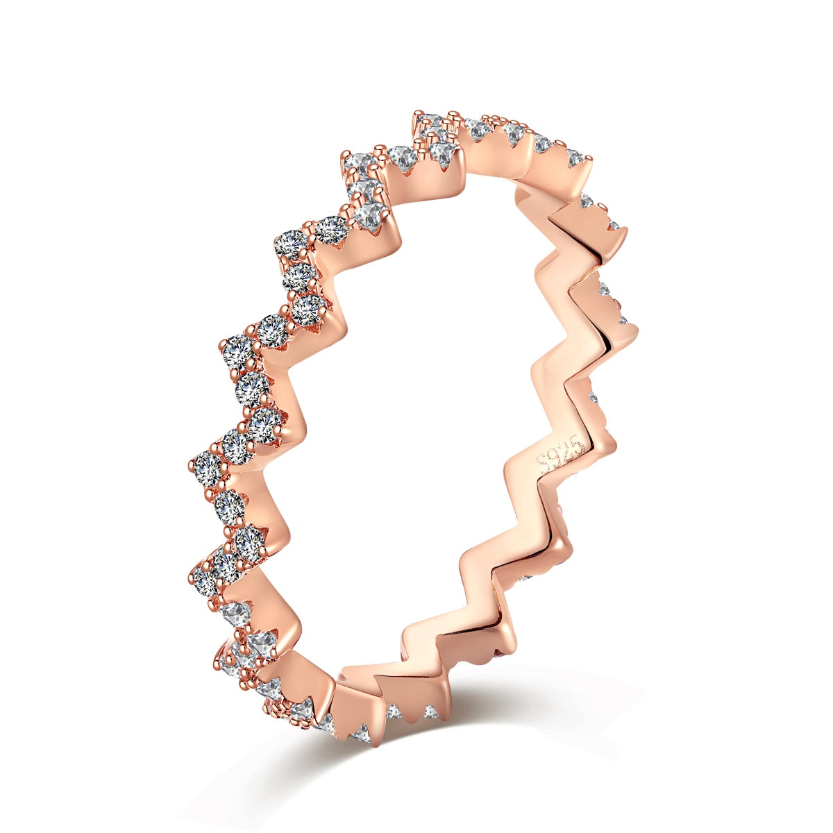 [Everoly JW]Delicate Enchanting Wave Shape Daily Ring