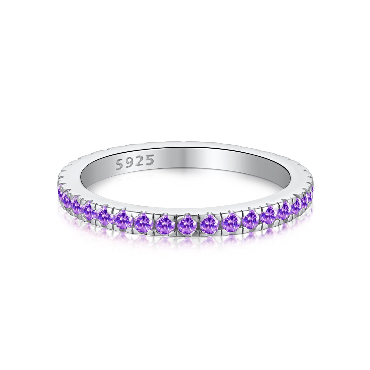 [Everoly JW]Delicate Sparkling Round Cut Daily Ring