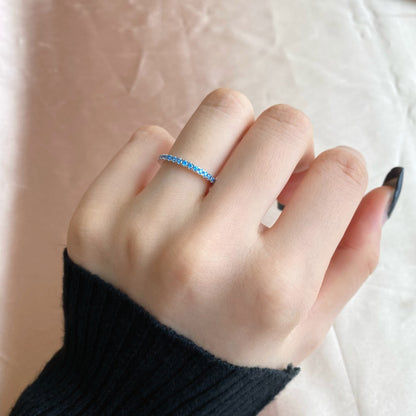 [Everoly JW]Delicate Sparkling Round Cut Daily Ring