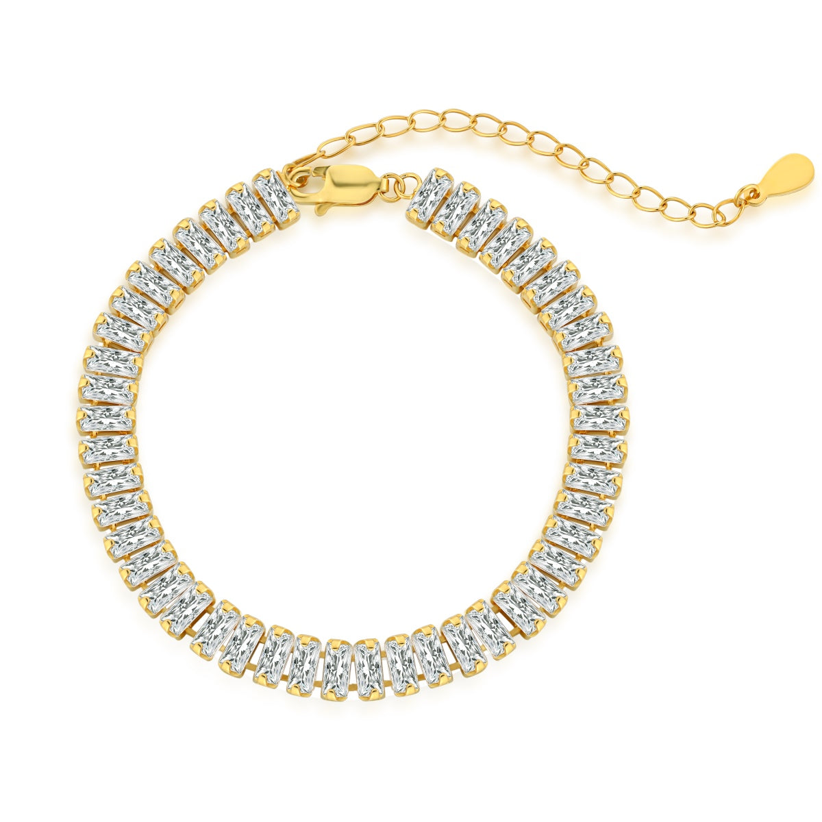 [Everoly JW]Exquisite Emerald Cut Daily Bracelet