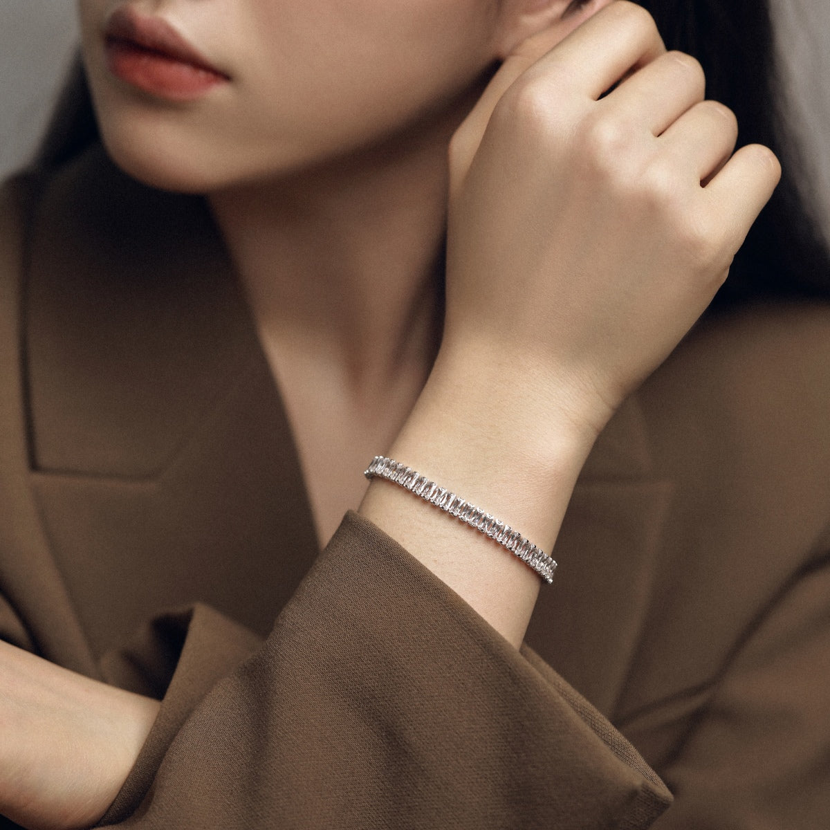 [Everoly JW]Exquisite Emerald Cut Daily Bracelet