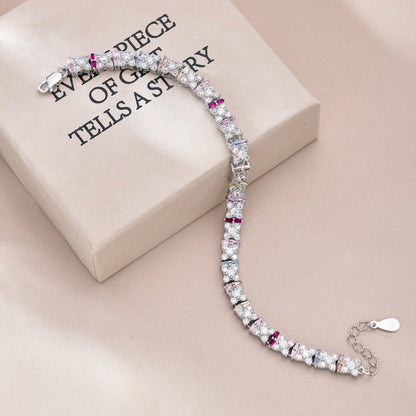 [Everoly JW]Unique Colorful Flower Shape Daily Bracelet