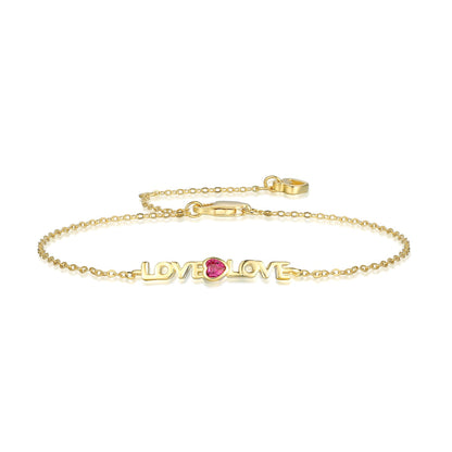[Everoly JW]Romantic Heart Shape Lover Bracelet