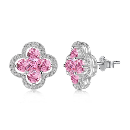 [Everoly JW]Lucky Four-Leaf Clover Exquisite Earrings