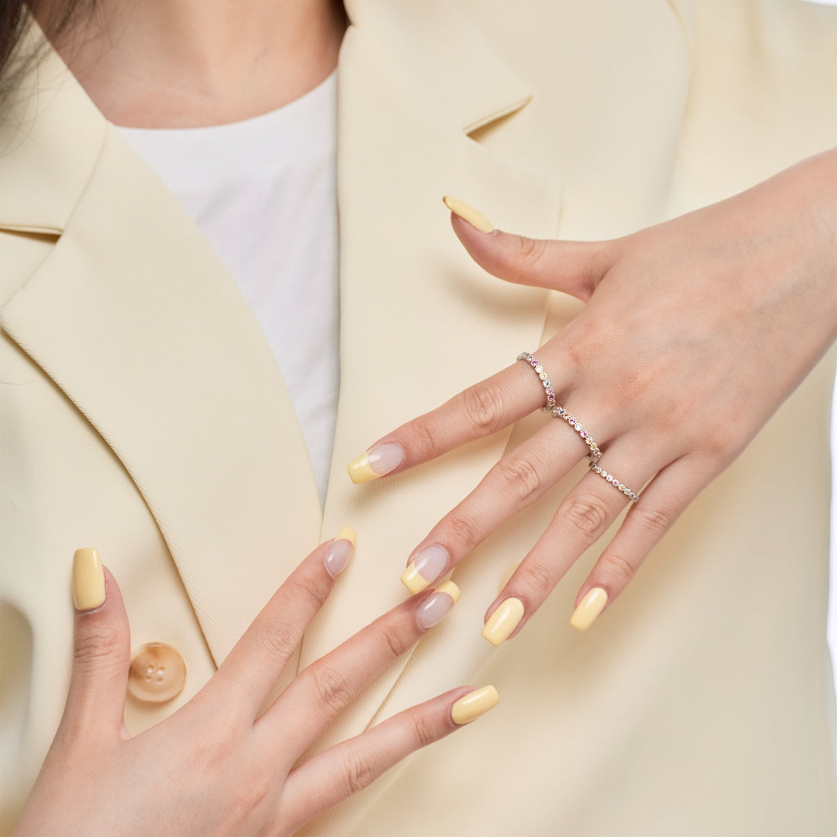 [Everoly JW]Elegant Vivid Round Cut Daily Ring