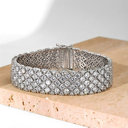 [Everoly JW]Ornate Elegant Round Cut Party Bracelet