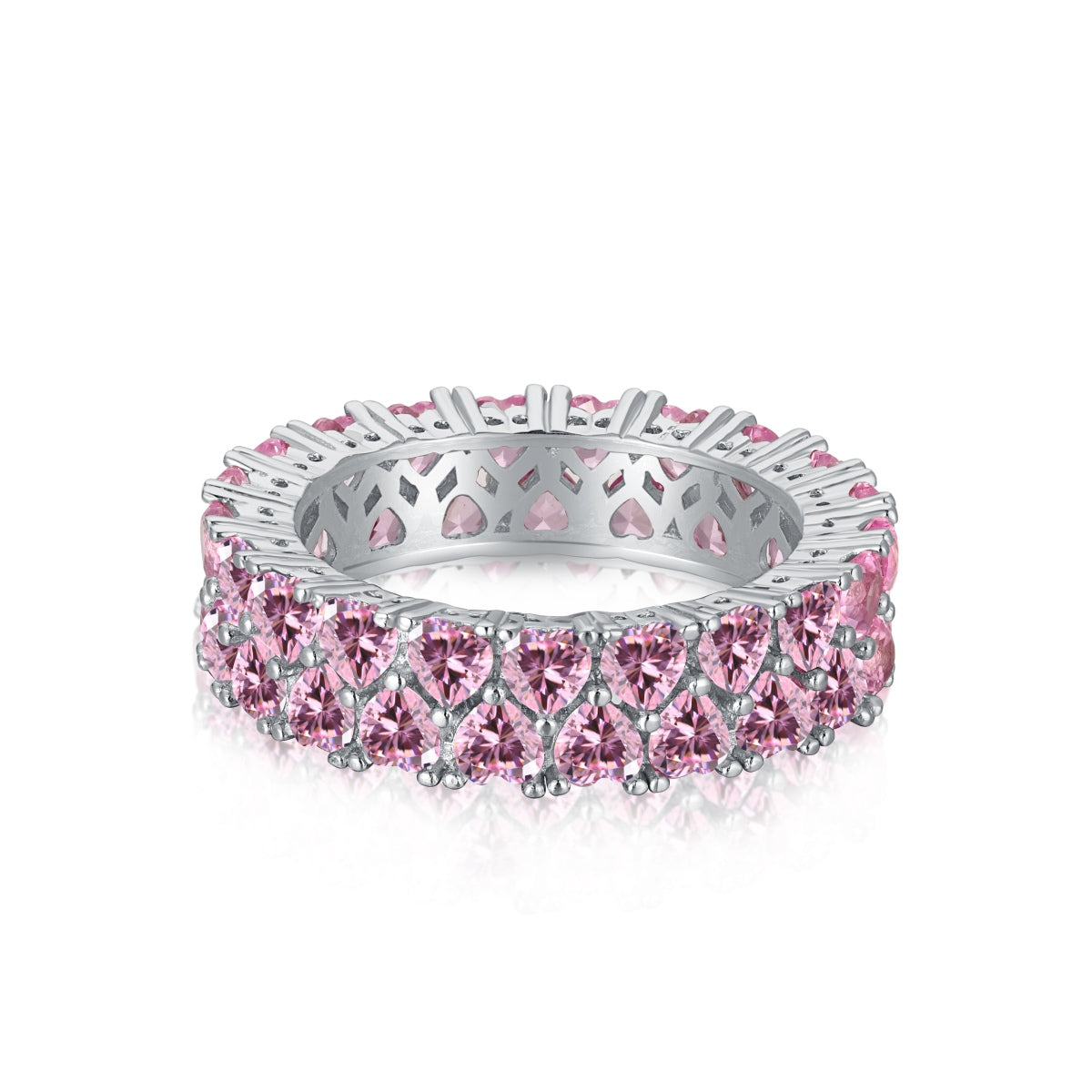 [Everoly JW]Sparkling Full Heart Ring
