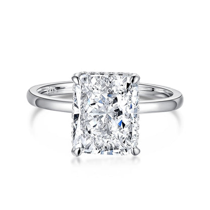 [Everoly JW]4.0 Carat Ornate Enchanting Radiand Cut Banquet Ring
