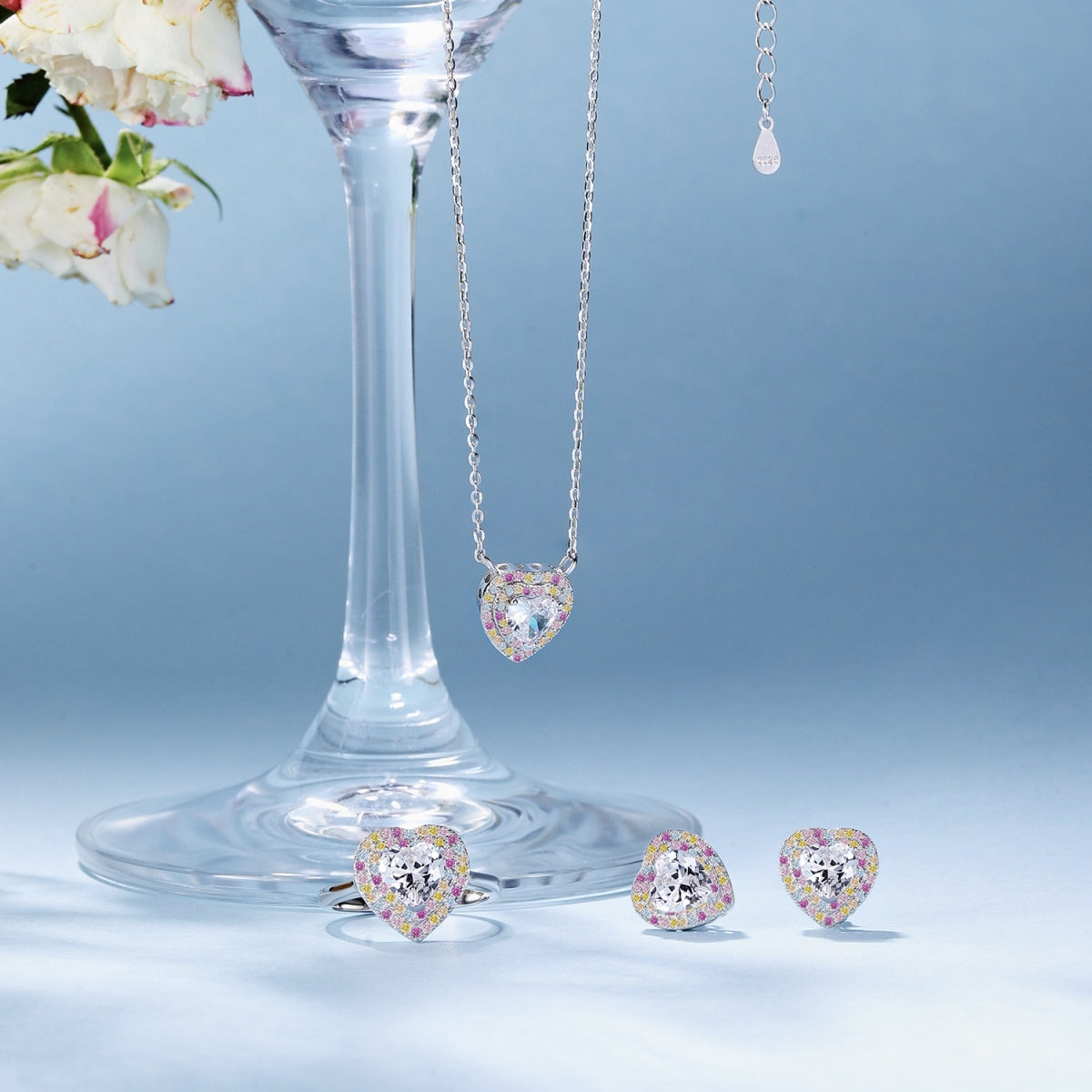 [Everoly JW]Exquisite Heart Shape Necklace