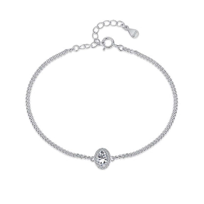 [Everoly JW]Exquisite Oval Shape Bracelet