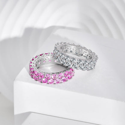 [Everoly JW]Sparkling Full Heart Ring