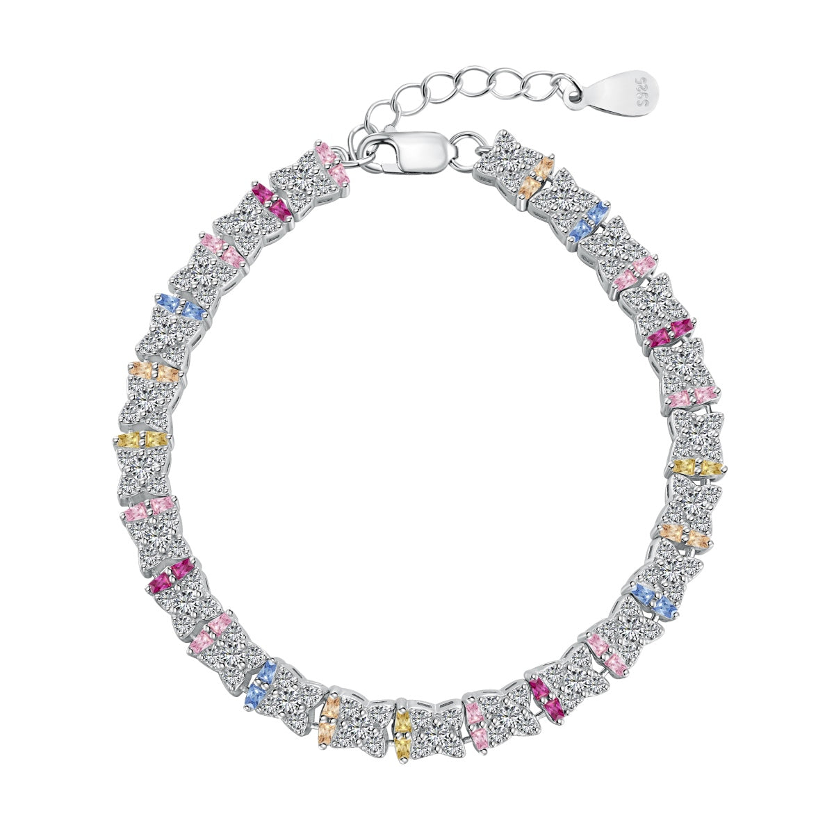 [Everoly JW]Unique Colorful Flower Shape Daily Bracelet
