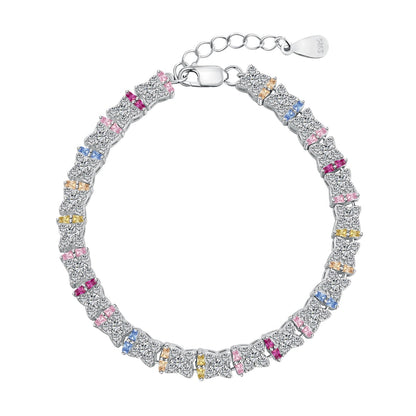 [Everoly JW]Unique Colorful Flower Shape Daily Bracelet