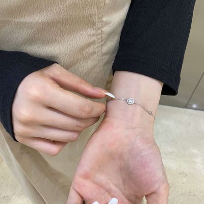 [Everoly JW]Dazzling Round Cut Shape Bracelet