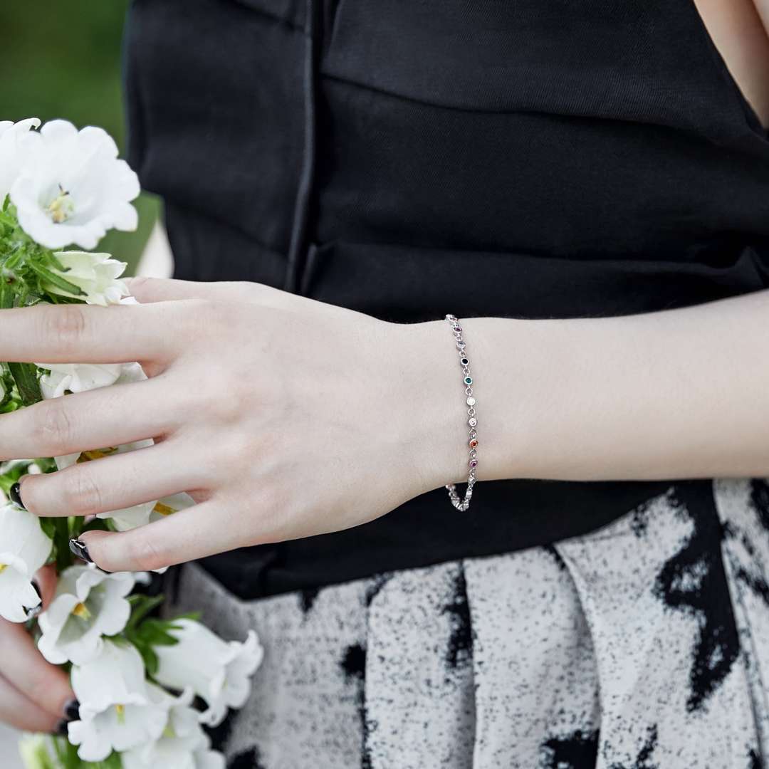 [Everoly JW]Colorful Bead Array Bracelet