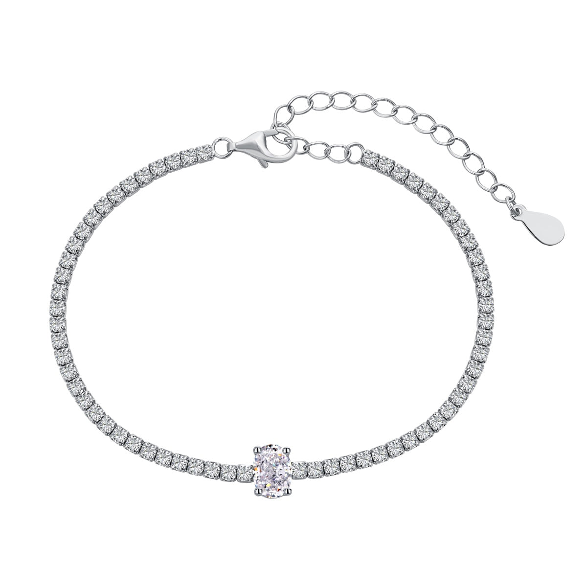 [Everoly JW]0.75 Carat Exquisite Oval Cut Daily Bracelet