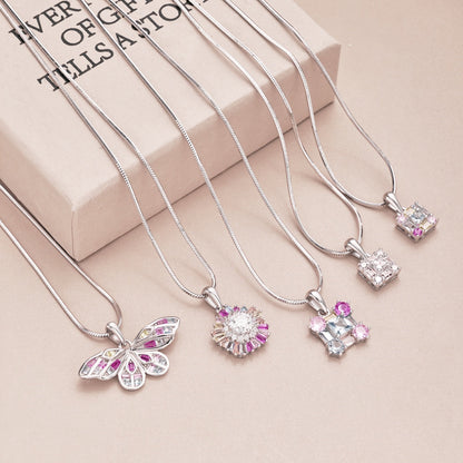 [Everoly JW]Charming Flower Colorful Necklace