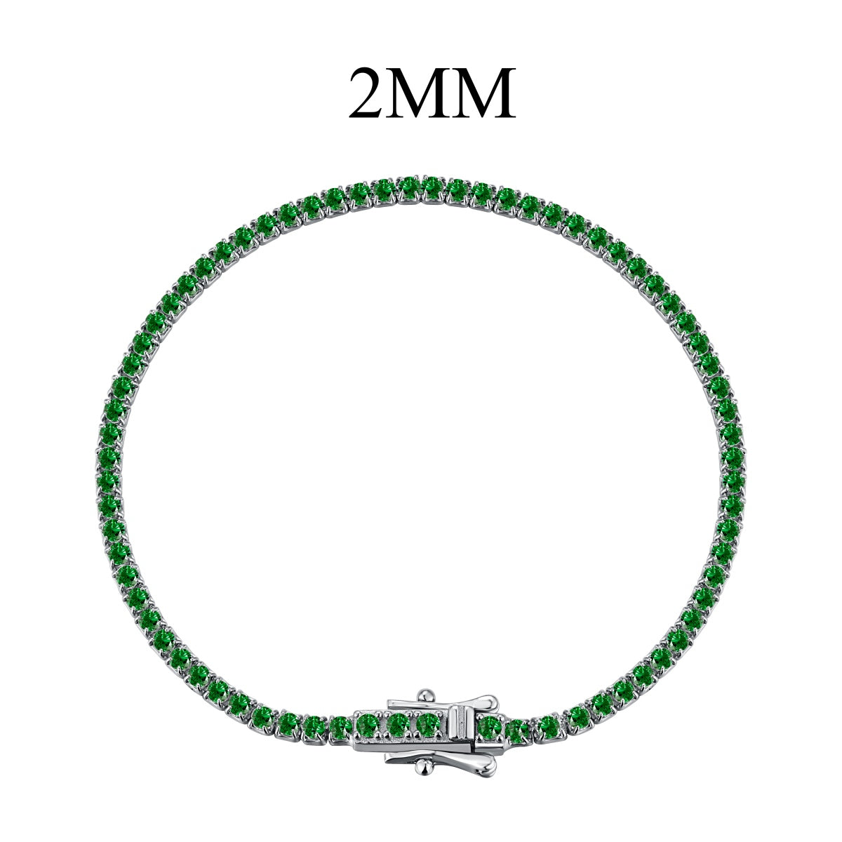 [Everoly JW]Radiant Colorful Round Cut Party Bracelet