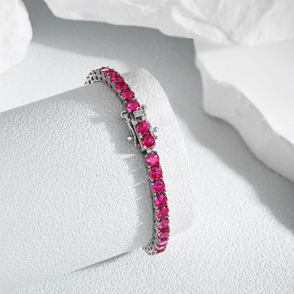 [Everoly JW]Radiant Colorful Round Cut Party Bracelet
