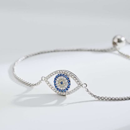 [Everoly JW]Dazzling Eye Shape Necklace