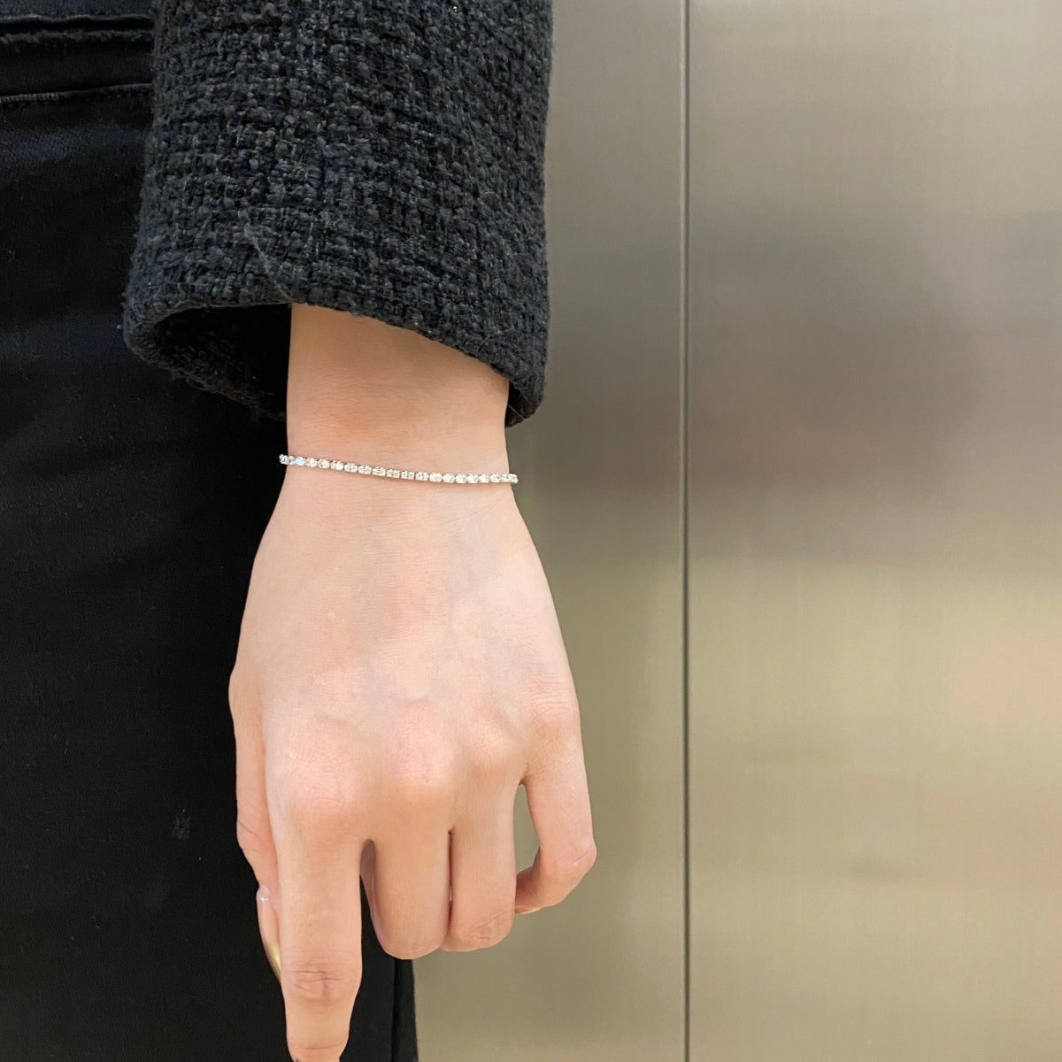 [Everoly JW]Elegant Emerald Cut Daily Bracelet