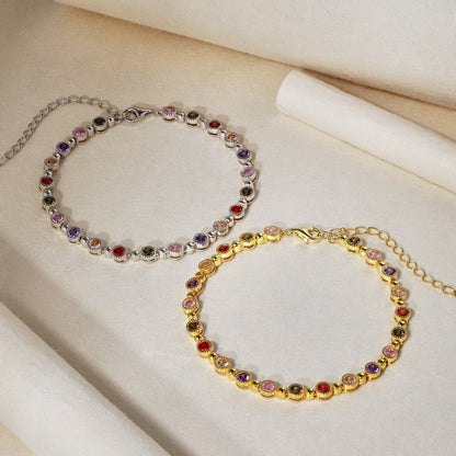 [Everoly JW]Sparkling Exquisite Round Cut Party Bracelet