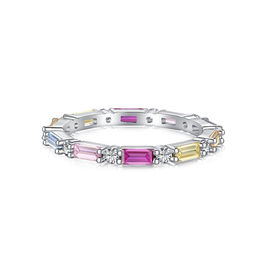 [Everoly JW]Lively In Shades Elegant Radiant Cut Daily Ring