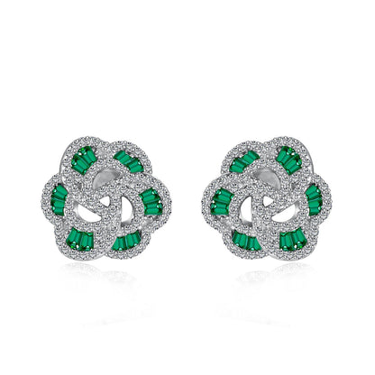 [Everoly JW]Exquisite Flower Shape Daily Earrings