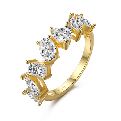 [Everoly JW]Delicate Multi Cut Ring