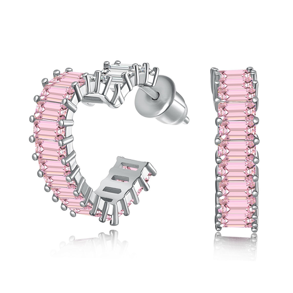 [Everoly JW]Radiant Heart Cutout Earrings