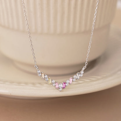 [Everoly JW]Dazzling Rainbow Necklace