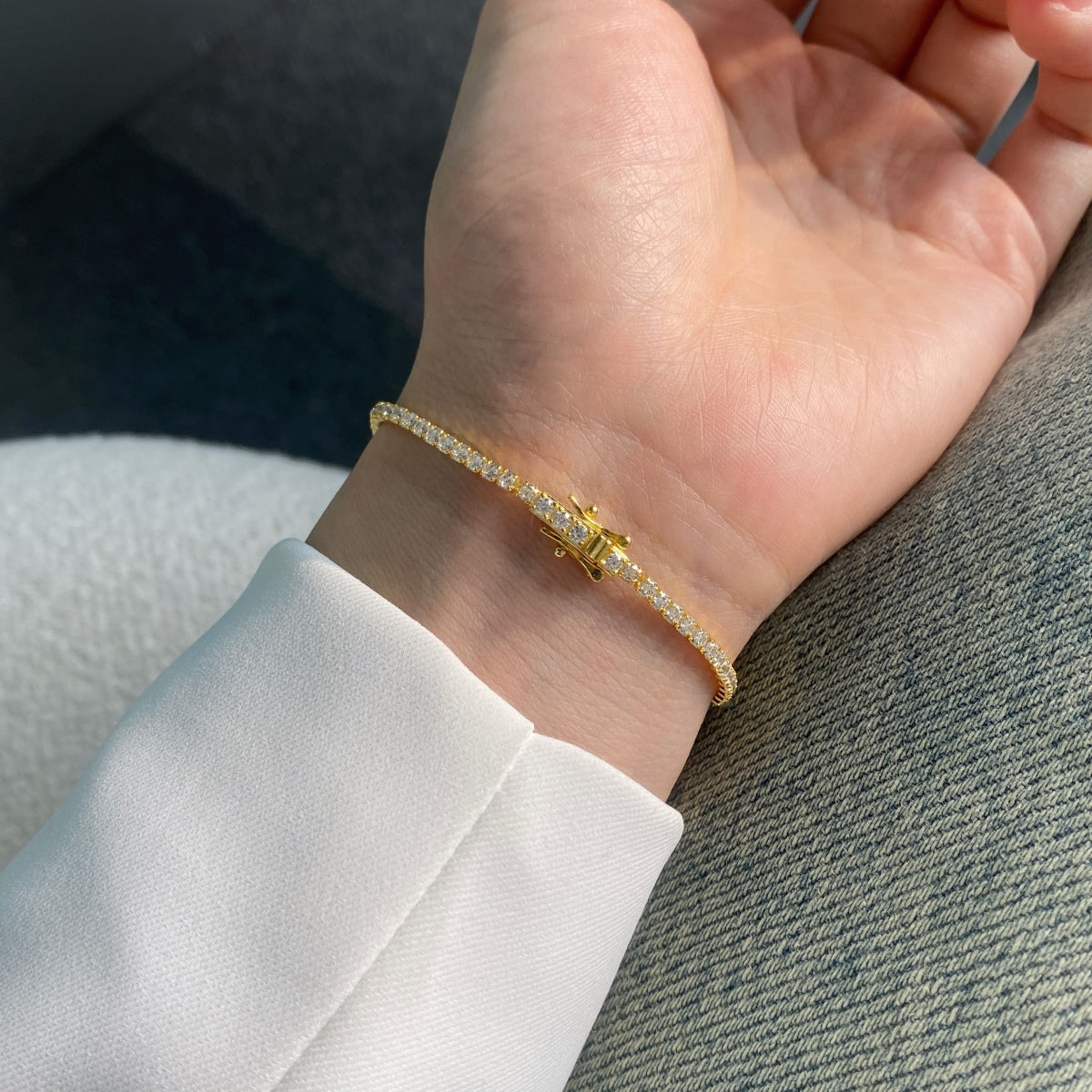 [Everoly JW]Radiant Colorful Round Cut Party Bracelet