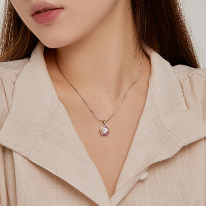 [Everoly JW]Charming Flower Colorful Necklace